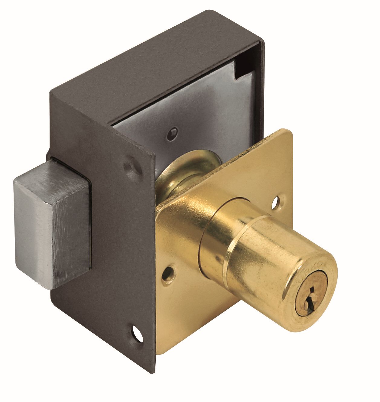 38 Cerrojo de bombillo con pestillo interior para sobreponer Acabado Esmaltado Urko